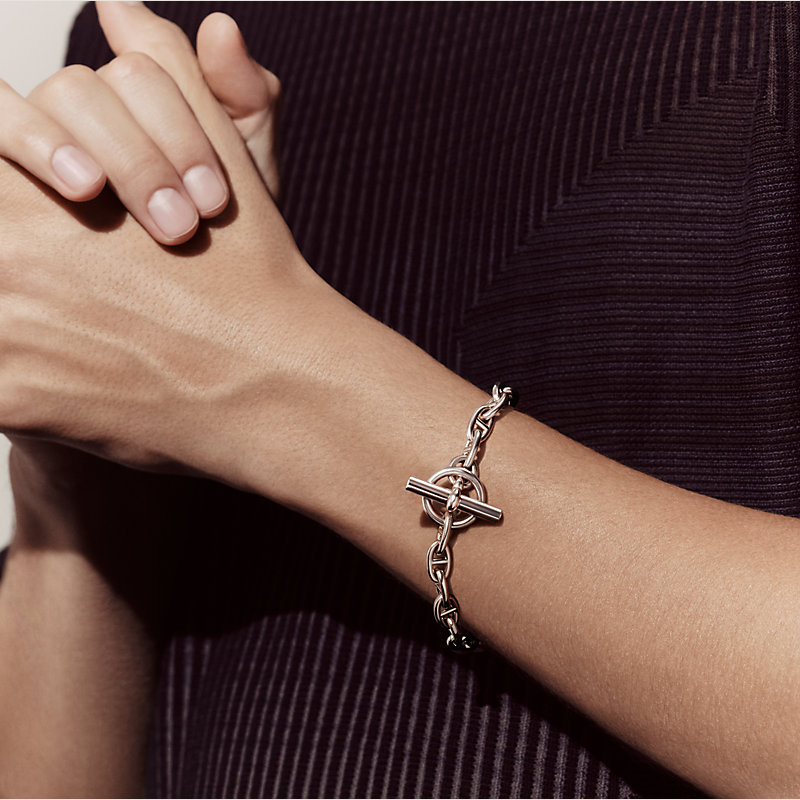 Pulseira Chaîne d'ancre, modelo pequeno | Hermès Brasil